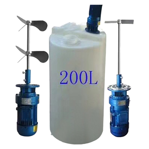 厂家直供200L塑料加药箱200公斤pe搅拌桶药剂桶